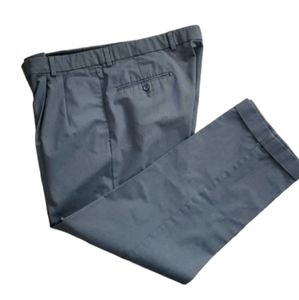 Dockers DuPont‎ Teflon Stain Defender Mens Pleated Front Grey Dress Pants 36x30